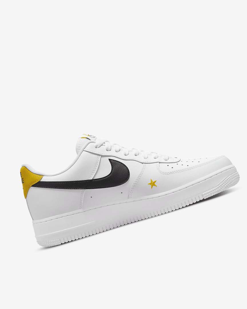 Zapatillas Nike Air Force 1 '07 LV8 Hombre Blancas Amarillo Negras | AR2427