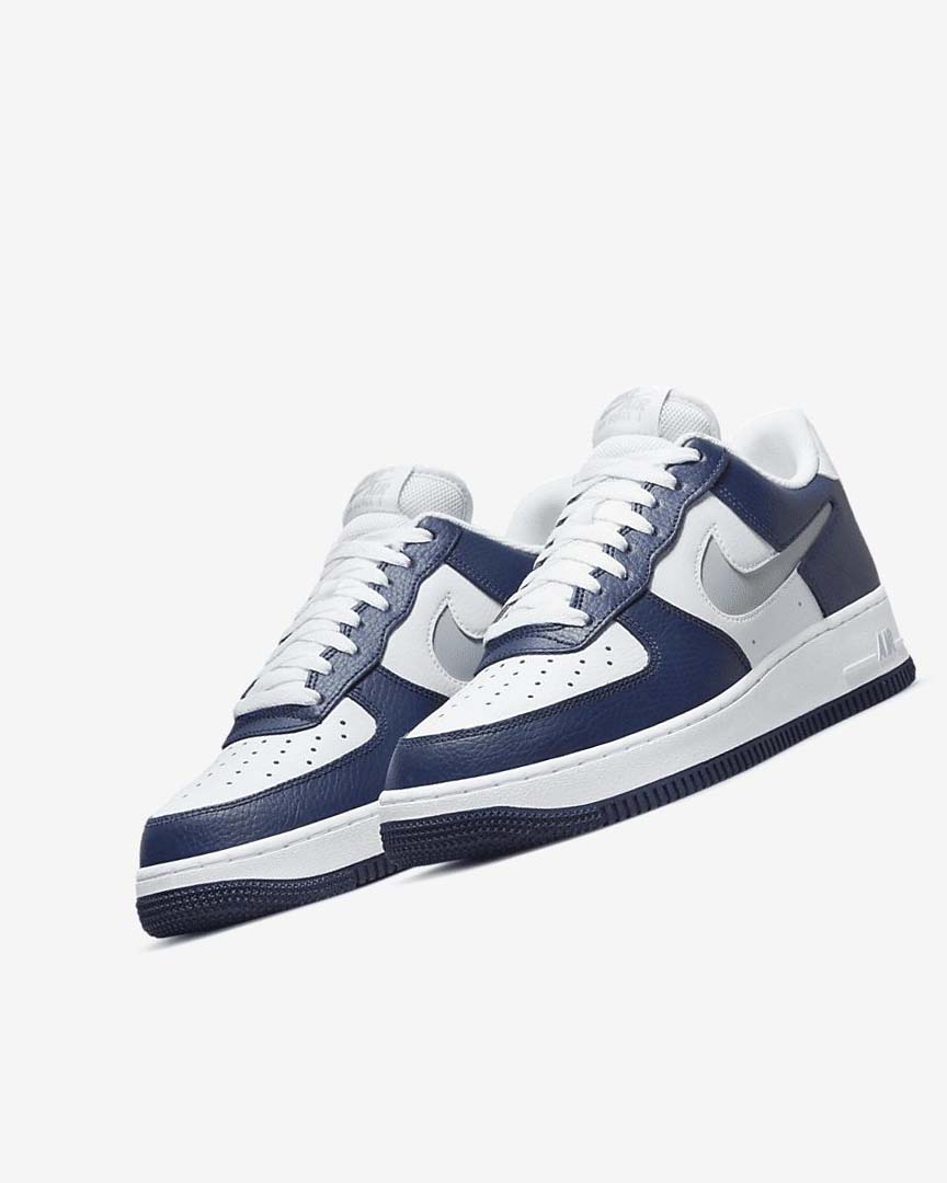 Zapatillas Nike Air Force 1 '07 LV8 Hombre Azul Marino Blancas Gris | AR5327