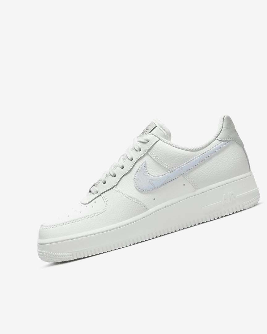 Zapatillas Nike Air Force 1 \'07 Mujer Blancas Metal Plateadas Azules Claro | AR4698