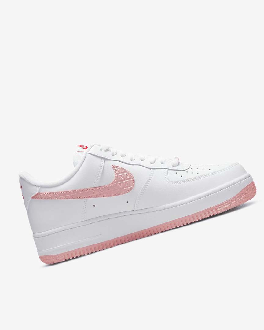 Zapatillas Nike Air Force 1 '07 Mujer Blancas Rojas | AR5297