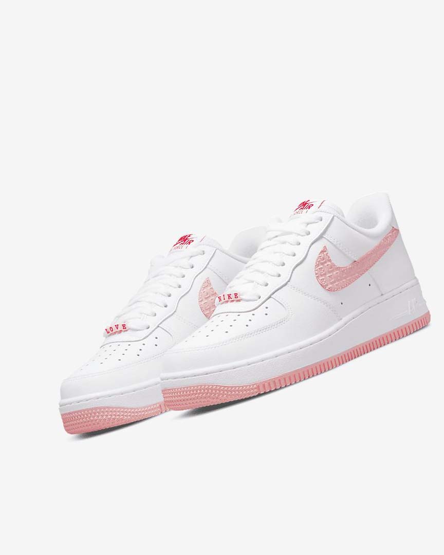 Zapatillas Nike Air Force 1 '07 Mujer Blancas Rojas | AR5297