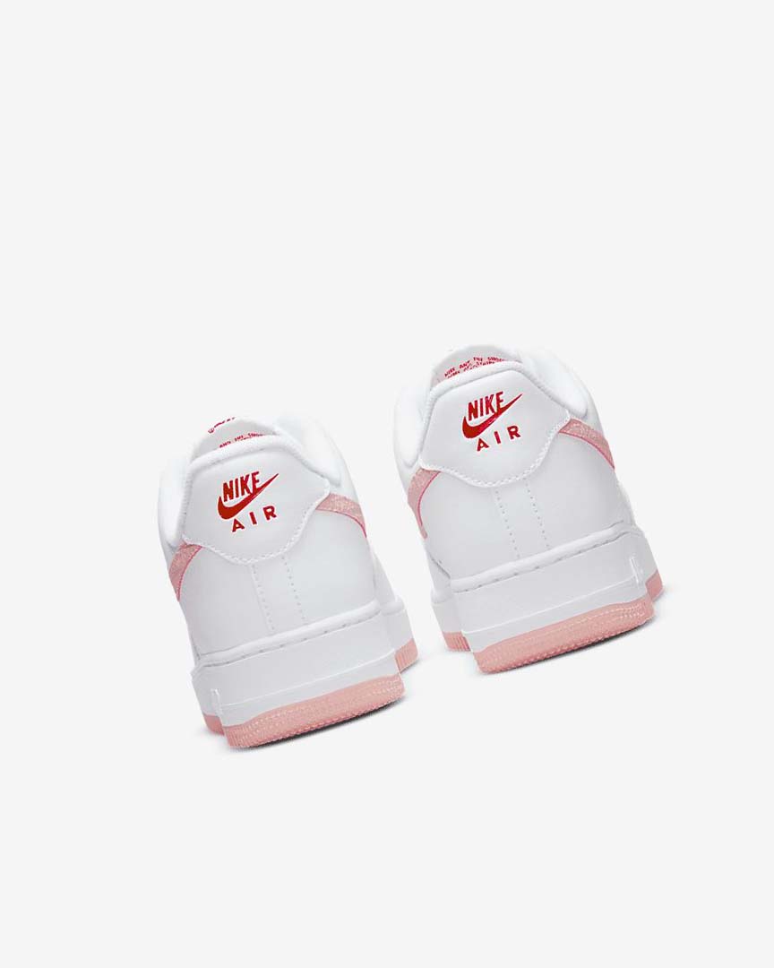 Zapatillas Nike Air Force 1 '07 Mujer Blancas Rojas | AR5297