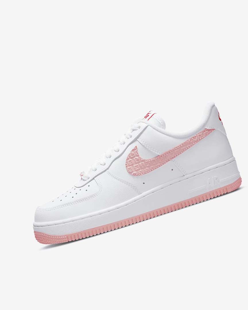 Zapatillas Nike Air Force 1 \'07 Mujer Blancas Rojas | AR5297