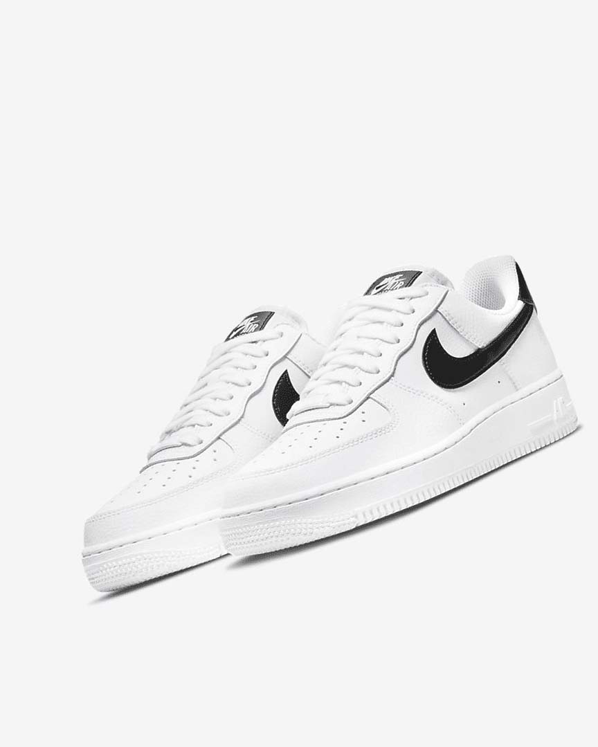 Zapatillas Nike Air Force 1 '07 Mujer Blancas Blancas Blancas Negras | AR5460