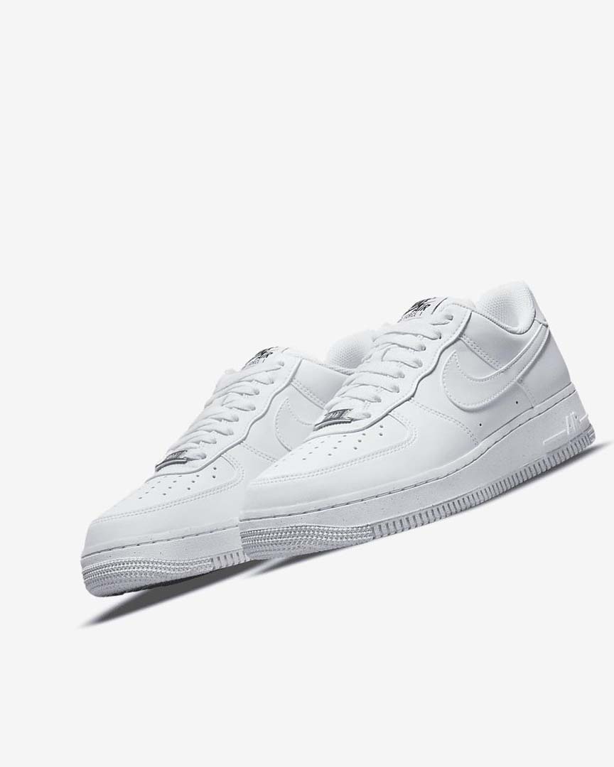 Zapatillas Nike Air Force 1 '07 Next Nature Mujer Blancas Negras Metal Plateadas Blancas | AR2881