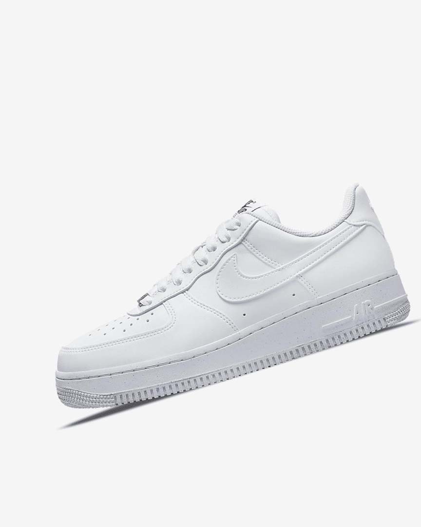 Zapatillas Nike Air Force 1 \'07 Next Nature Mujer Blancas Negras Metal Plateadas Blancas | AR2881