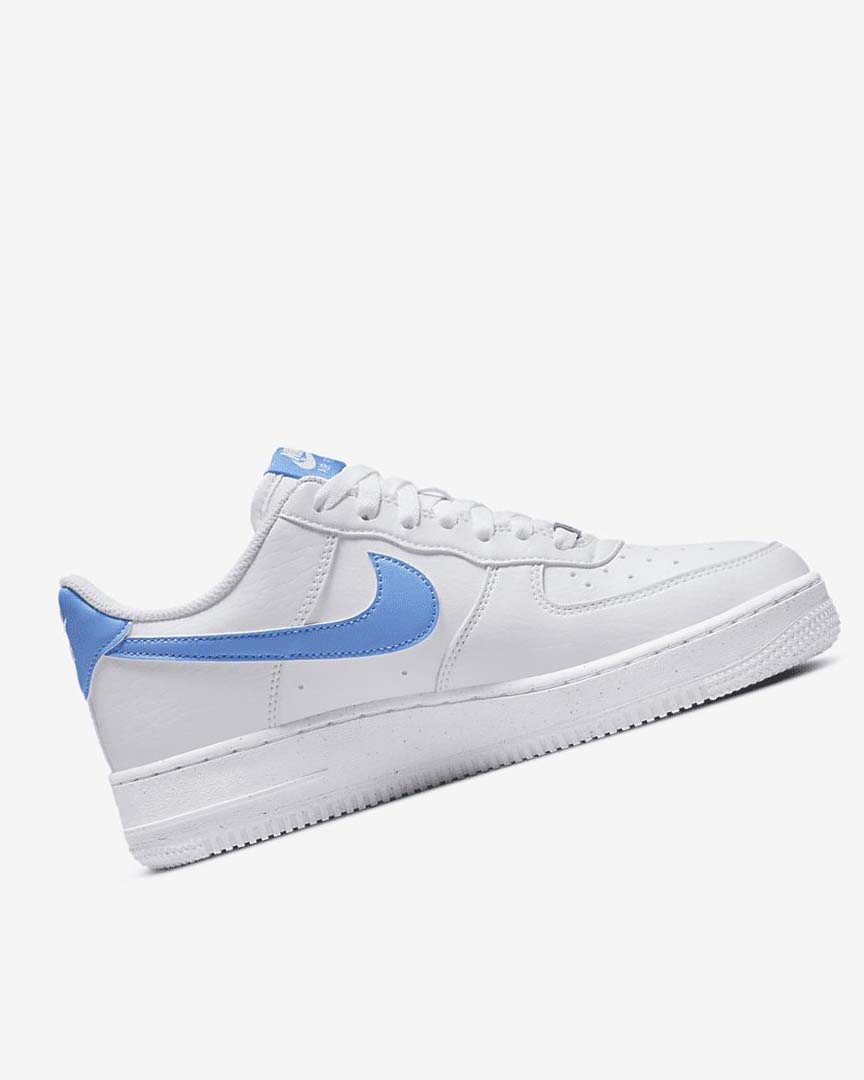 Zapatillas Nike Air Force 1 '07 Next Nature Mujer Blancas Metal Plateadas Azules | AR4916