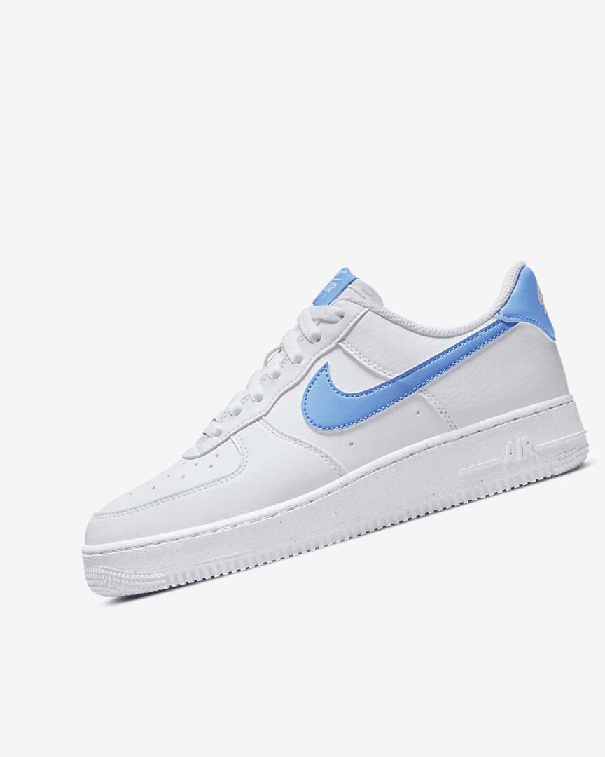 Zapatillas Nike Air Force 1 \'07 Next Nature Mujer Blancas Metal Plateadas Azules | AR4916