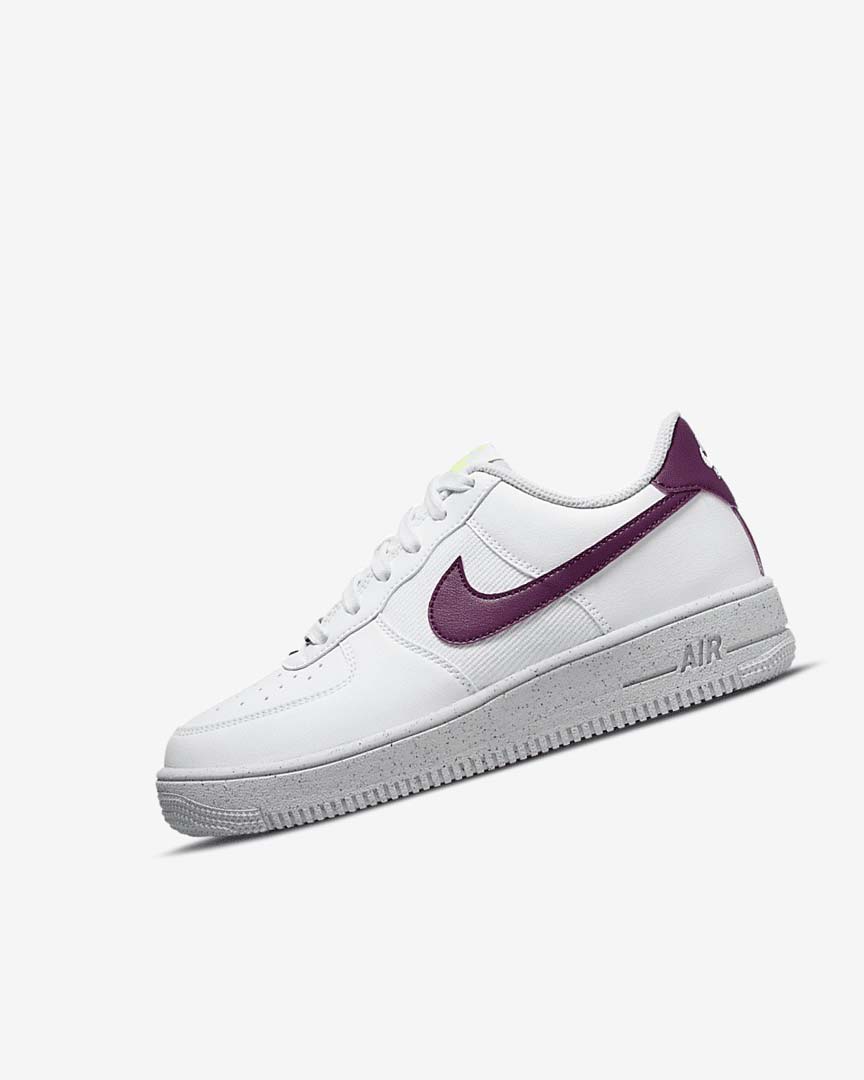 Zapatillas Nike Air Force 1 Crater Next Nature Niña Blancas Plateadas | AR1124