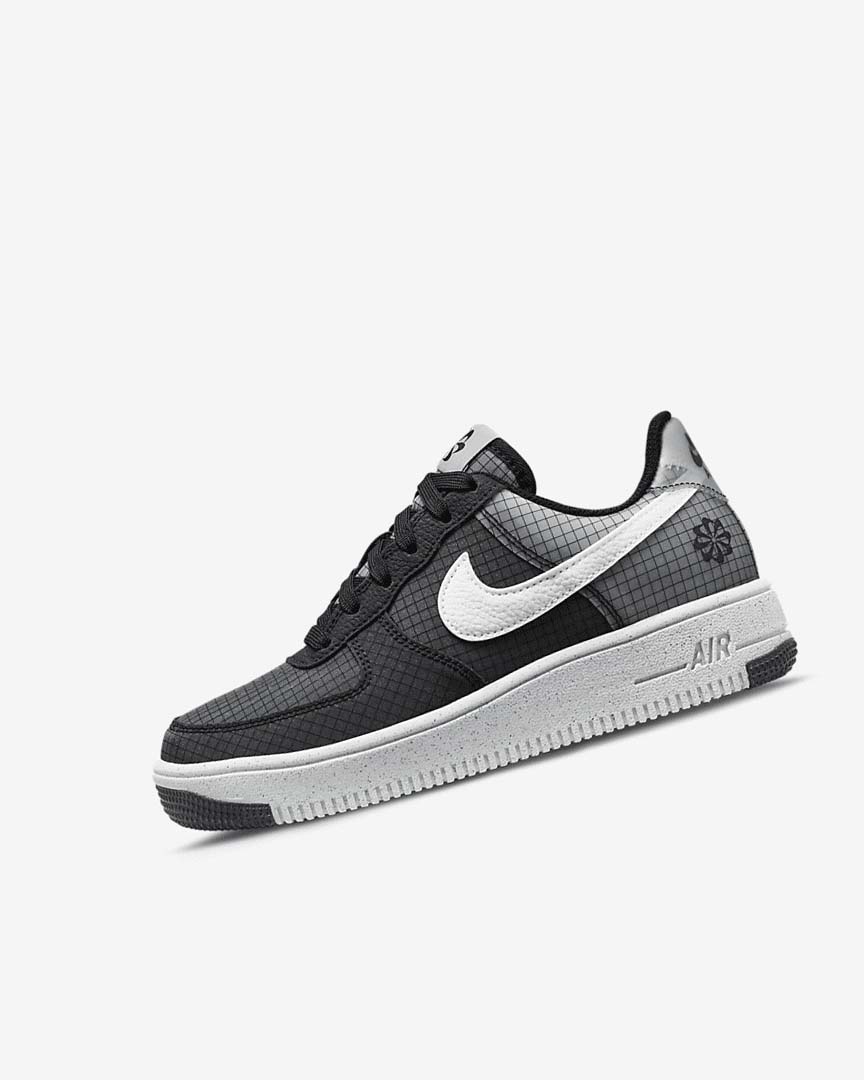 Zapatillas Nike Air Force 1 Crater Niña Negras Blancas | AR5321