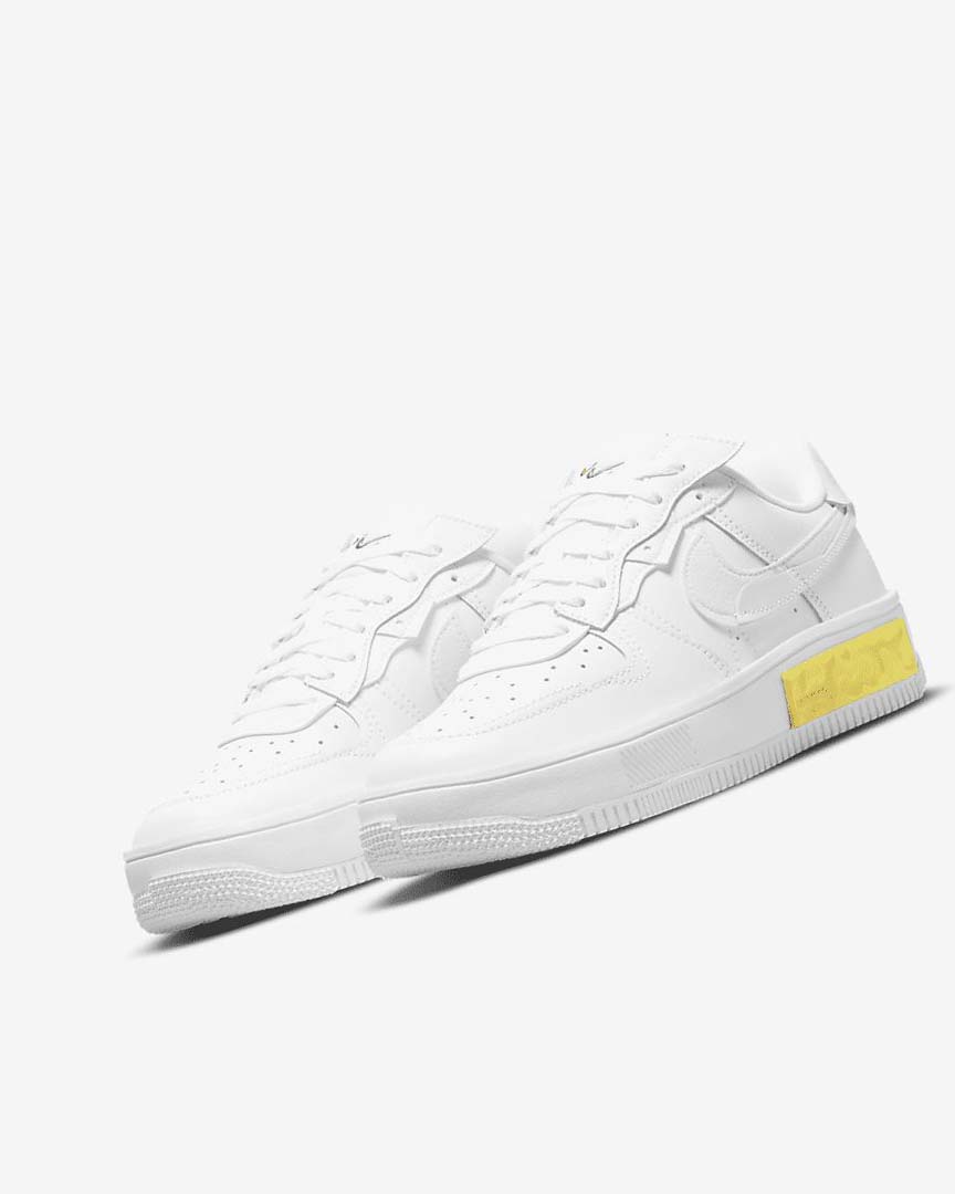 Zapatillas Nike Air Force 1 Fontanka Mujer Blancas Amarillo Blancas | AR2552