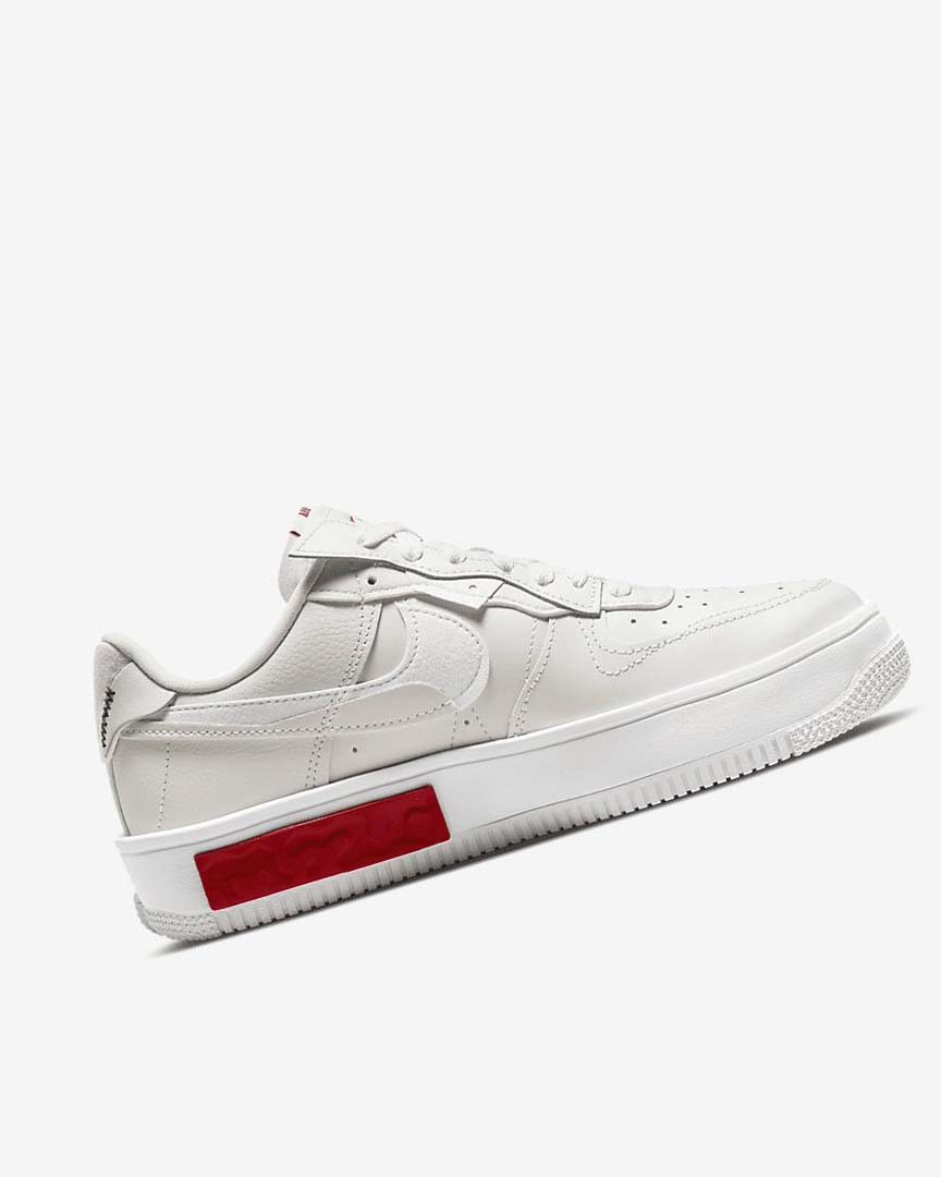 Zapatillas Nike Air Force 1 Fontanka Mujer Blancas Rojas | AR3216