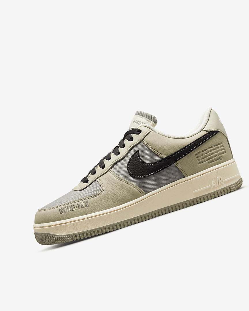 Zapatillas Nike Air Force 1 GTX Hombre Kaki Blancas Negras | AR5299