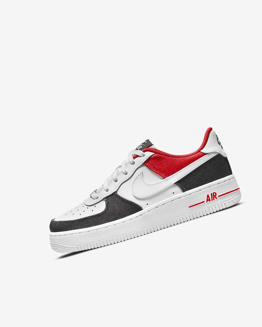 Zapatillas Nike Air Force 1 LV8 Niña Blancas Azul Marino Rojas Blancas | AR2386