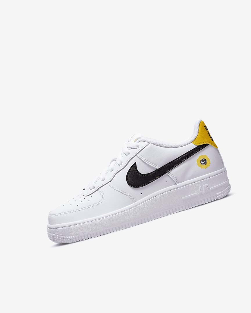 Zapatillas Nike Air Force 1 LV8 Niña Blancas Negras | AR5370