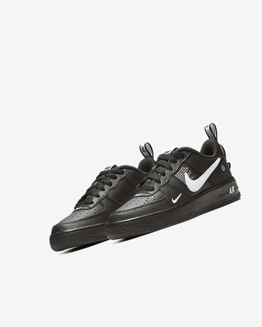 Zapatillas Nike Air Force 1 LV8 Utility Niño Negras Negras Amarillo Blancas | AR3077