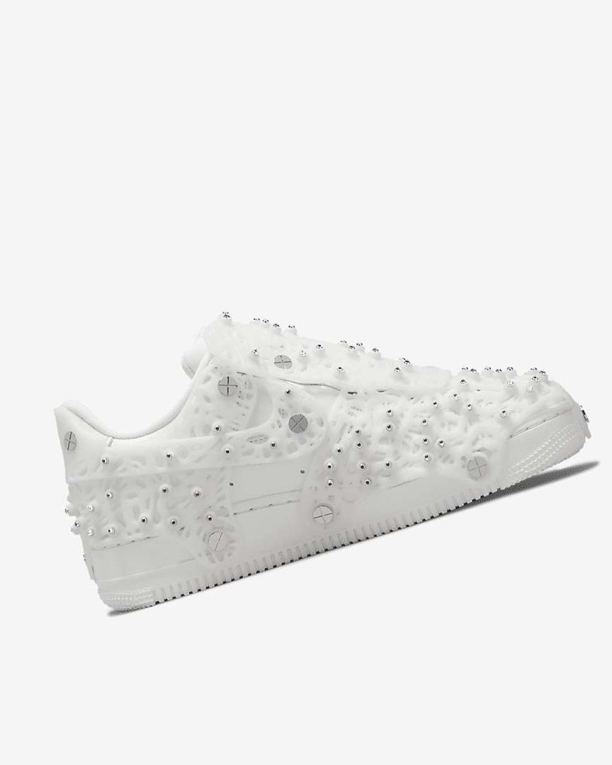 Zapatillas Nike Air Force 1 LXX x Swarovski Mujer Blancas Metal Plateadas Blancas | AR5085