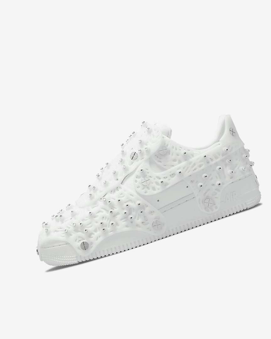 Zapatillas Nike Air Force 1 LXX x Swarovski Mujer Blancas Metal Plateadas Blancas | AR5085