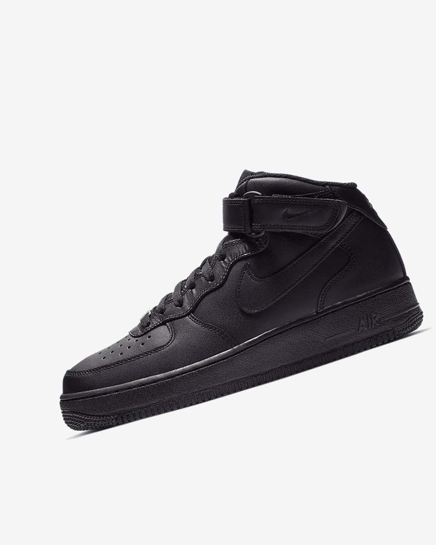 Zapatillas Nike Air Force 1 Mid \'07 Hombre Negras Negras | AR2399