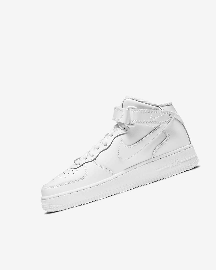 Zapatillas Nike Air Force 1 Mid LE Niña Blancas Blancas | AR4756