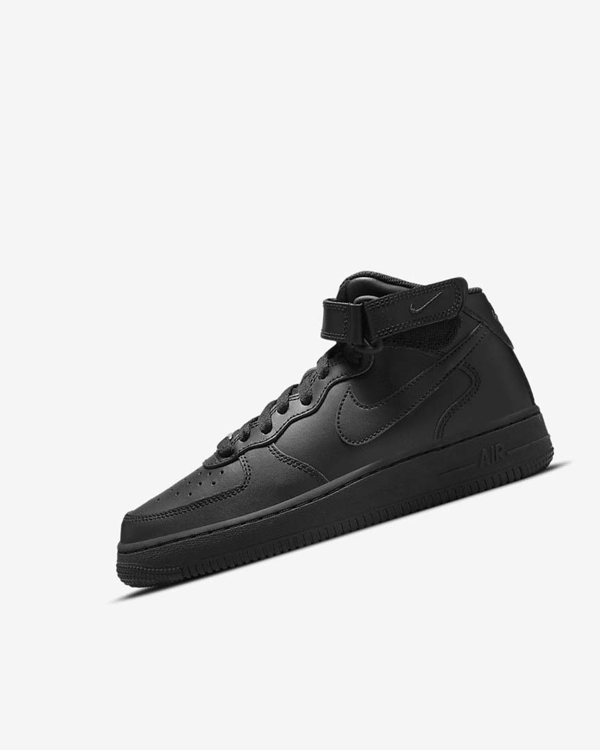 Zapatillas Nike Air Force 1 Mid LE Niña Negras Negras | AR5215