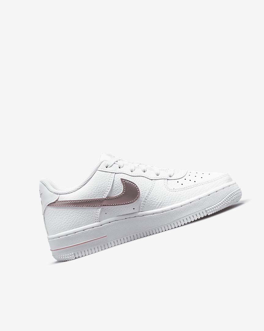 Zapatillas Nike Air Force 1 Niña Blancas Rosas | AR2307