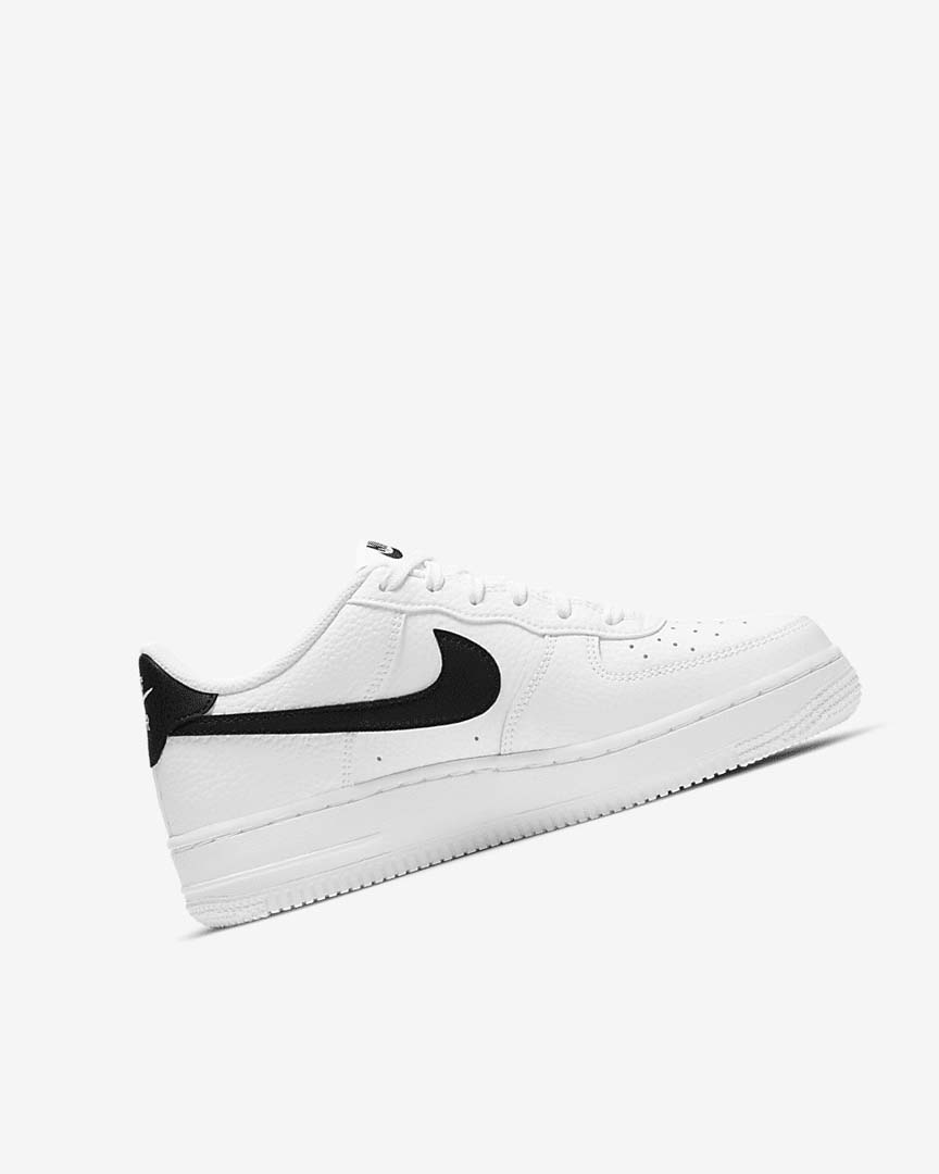 Zapatillas Nike Air Force 1 Niña Blancas Negras | AR2357