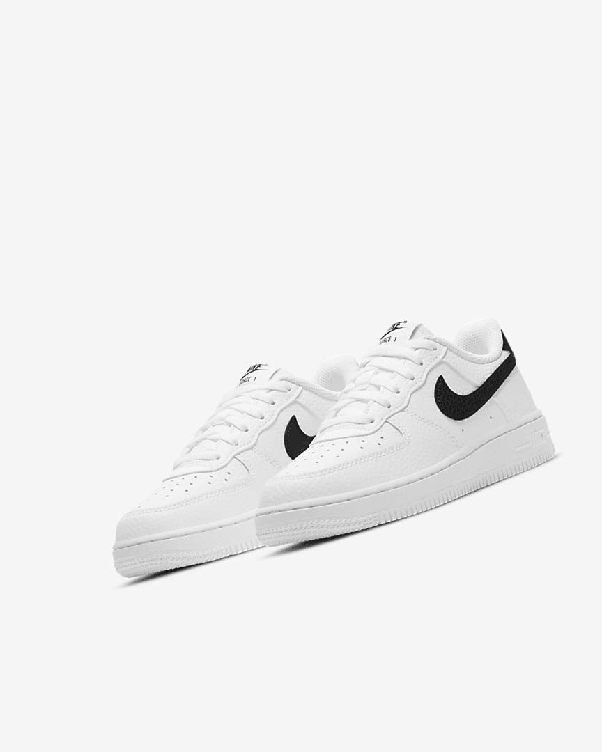 Zapatillas Nike Air Force 1 Niña Blancas Negras | AR2357