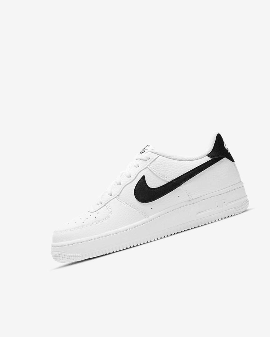 Zapatillas Nike Air Force 1 Niña Blancas Negras | AR2357