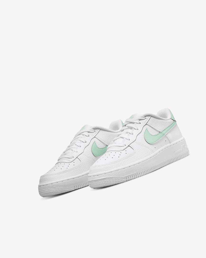 Zapatillas Nike Air Force 1 Niño Blancas Verde Menta | AR2738