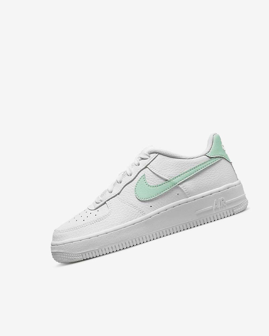 Zapatillas Nike Air Force 1 Niño Blancas Verde Menta | AR2738