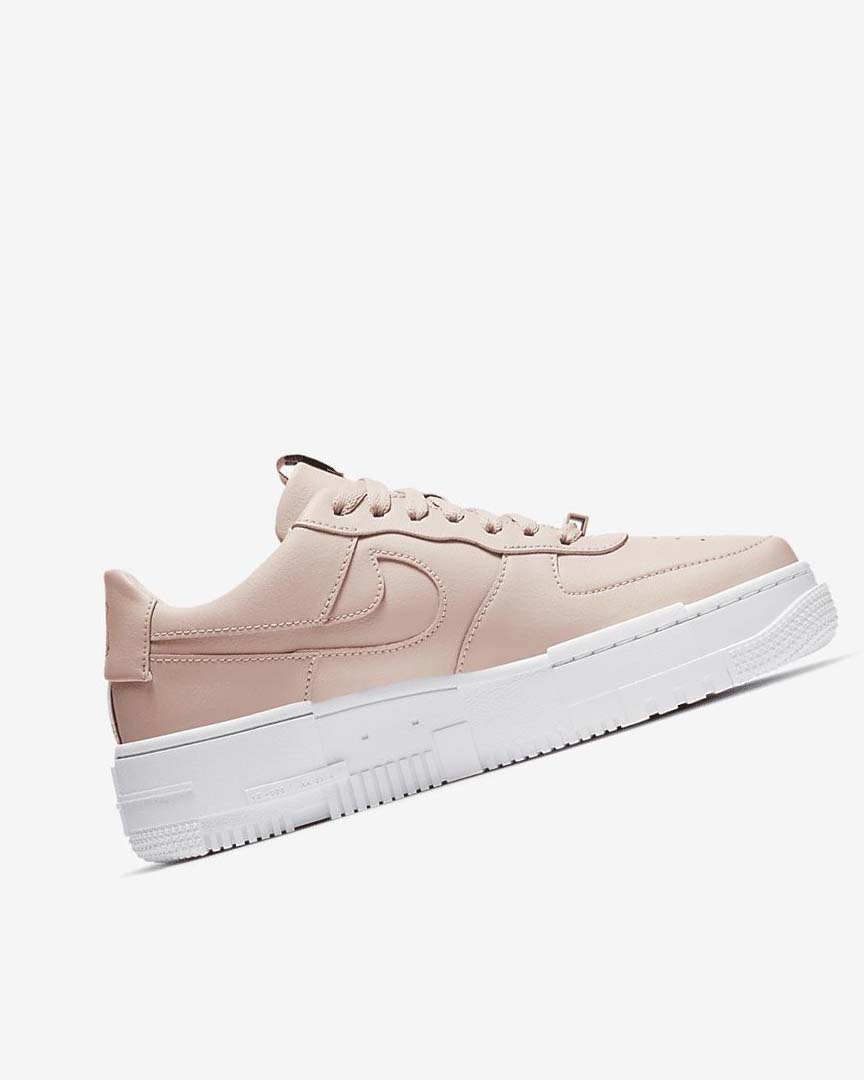 Zapatillas Nike Air Force 1 Pixel Mujer Beige Negras Blancas Beige | AR2562