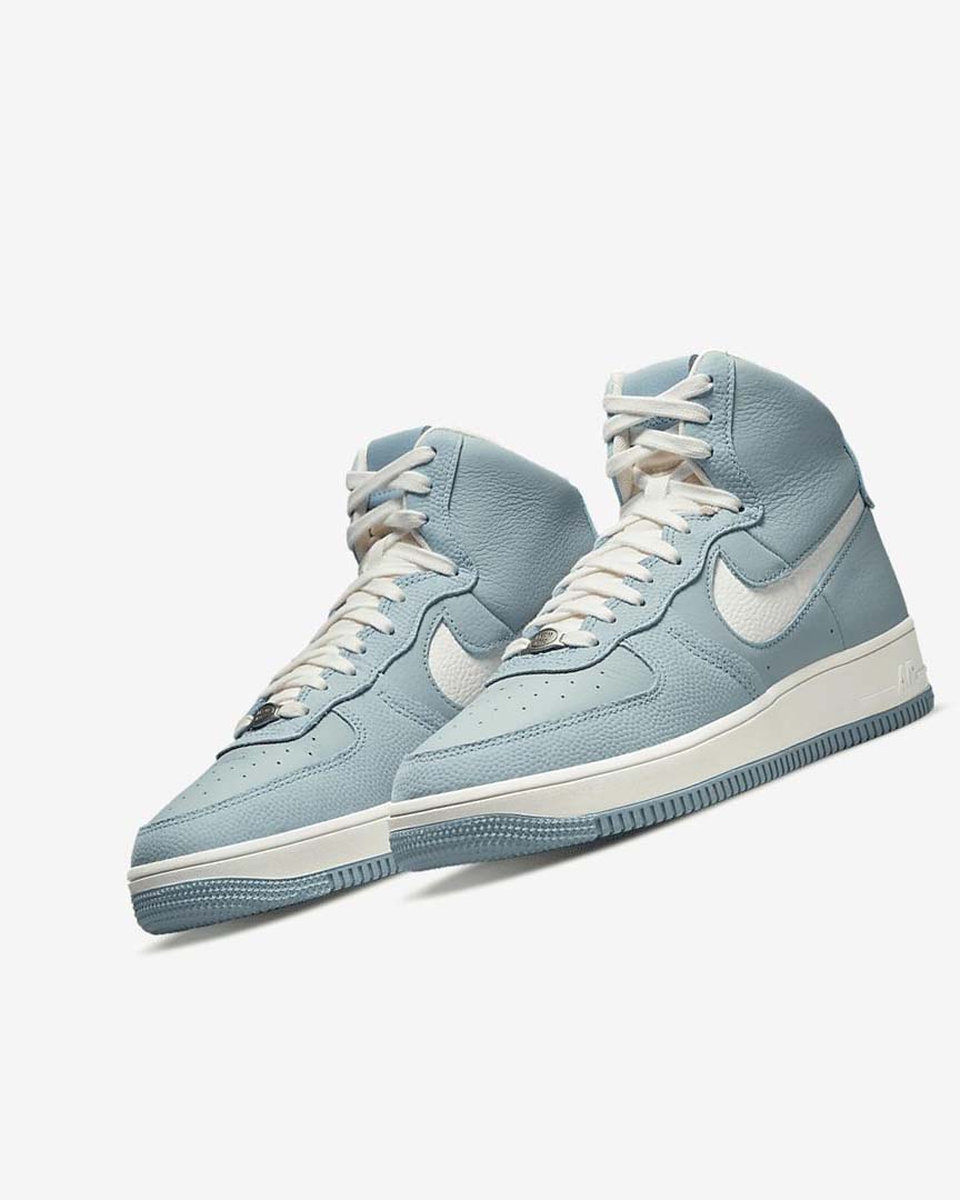 Zapatillas Nike Air Force 1 Sculpt Mujer Azules Metal Plateadas Blancas | AR1173