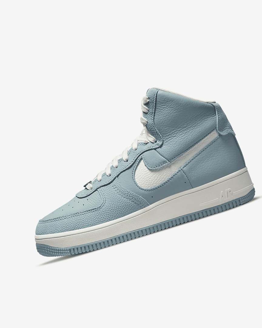 Zapatillas Nike Air Force 1 Sculpt Mujer Azules Metal Plateadas Blancas | AR1173