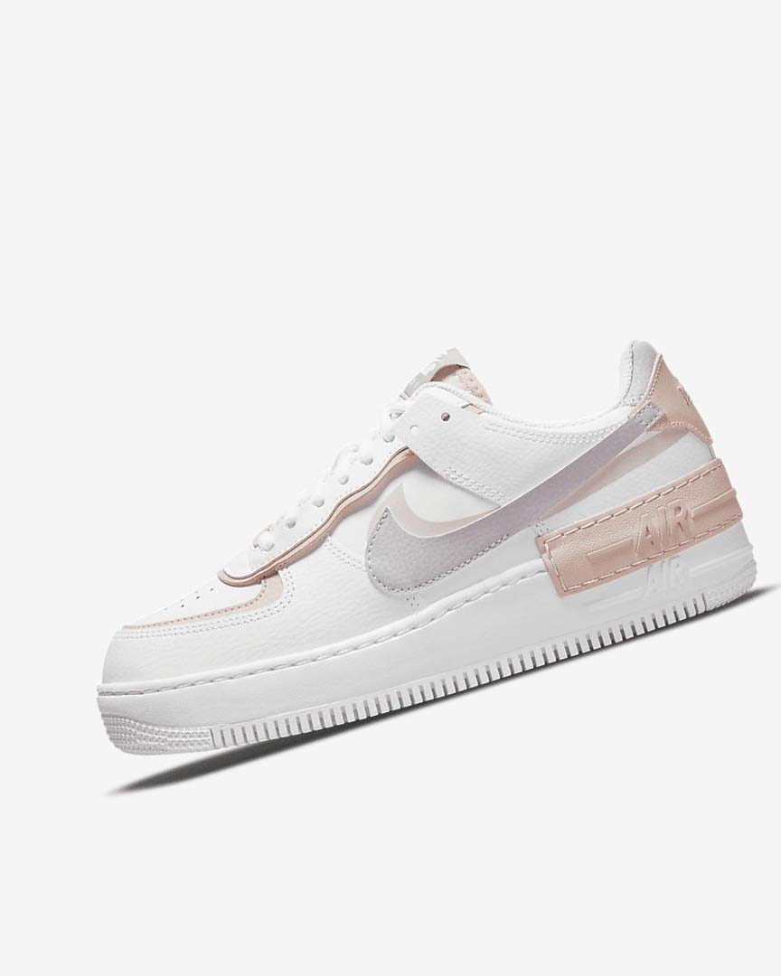 Zapatillas Nike Air Force 1 Shadow Mujer Blancas Rosas Rosas Gris | AR2235