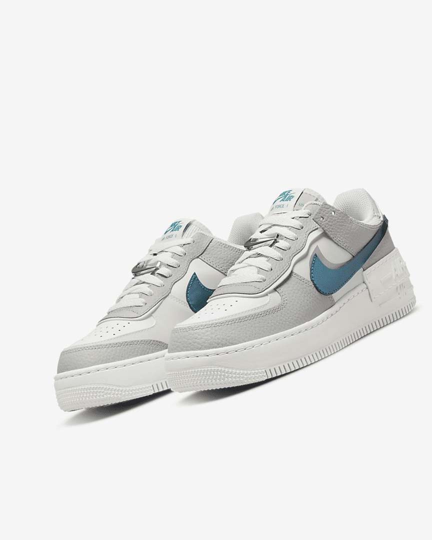 Zapatillas Nike Air Force 1 Shadow Mujer Blancas Gris Blancas | AR2924