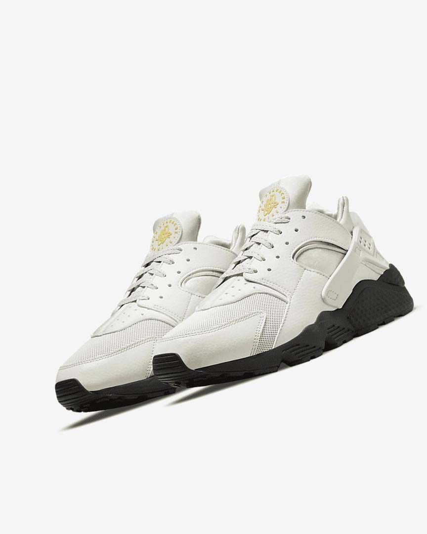 Zapatillas Nike Air Huarache Hombre Beige Claro Negras Plateadas Doradas | AR2315