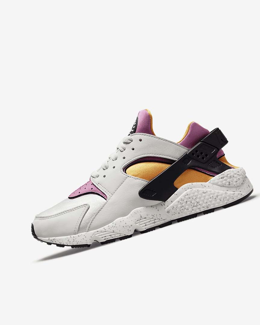 Zapatillas Nike Air Huarache Hombre Beige Claro Doradas Negras Rosas | AR5063