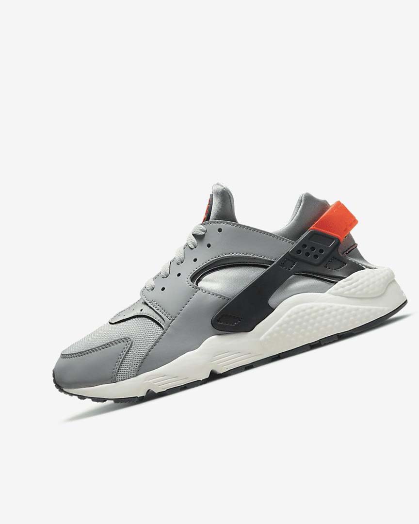 Zapatillas Nike Air Huarache Hombre Gris Gris Claro Naranjas | AR5535