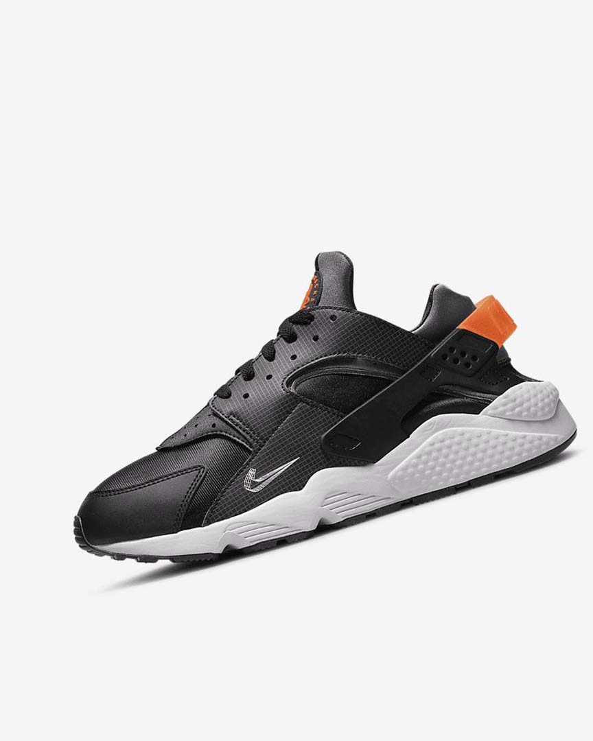 Zapatillas Nike Air Huarache Hombre Negras Naranjas Gris Blancas | AR2766