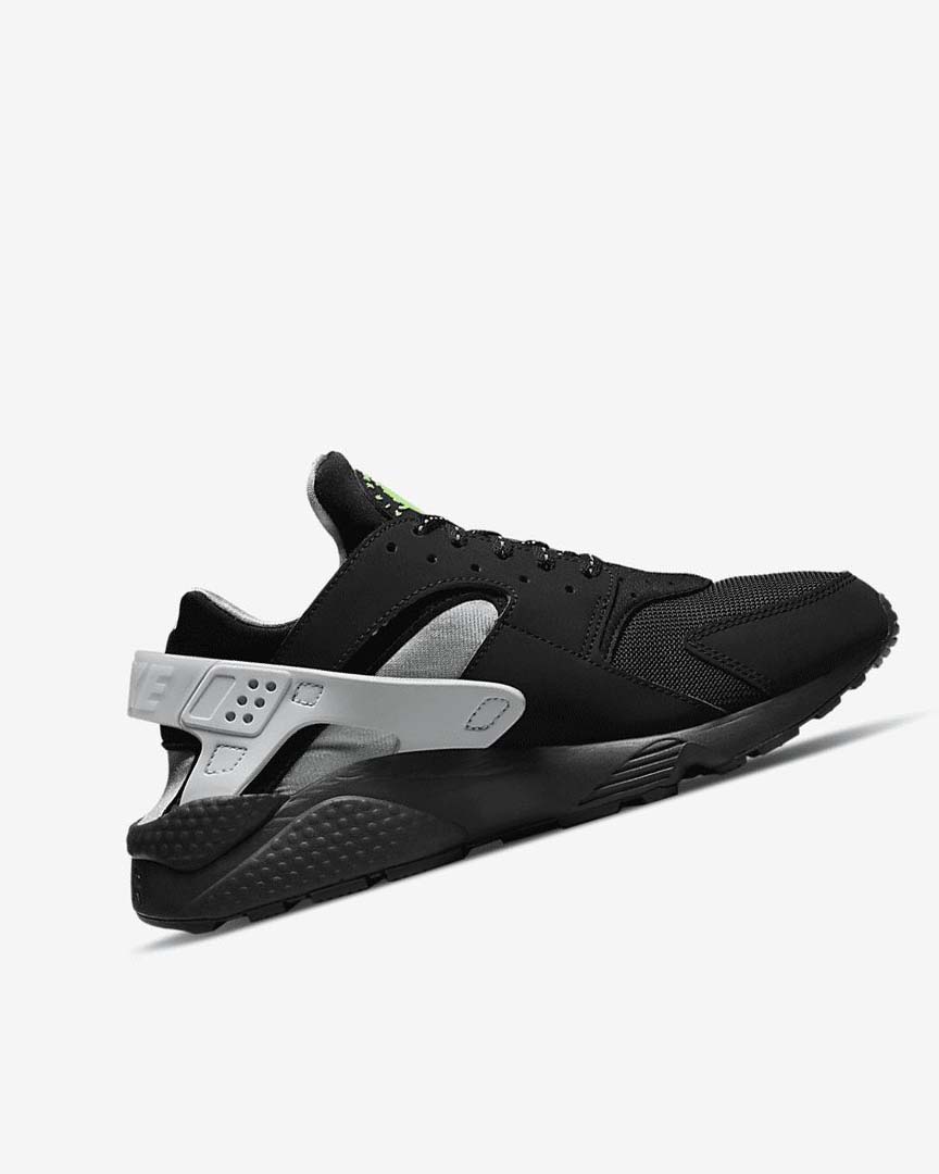 Zapatillas Nike Air Huarache Hombre Negras Metal Plateadas Plateadas Verde | AR4567