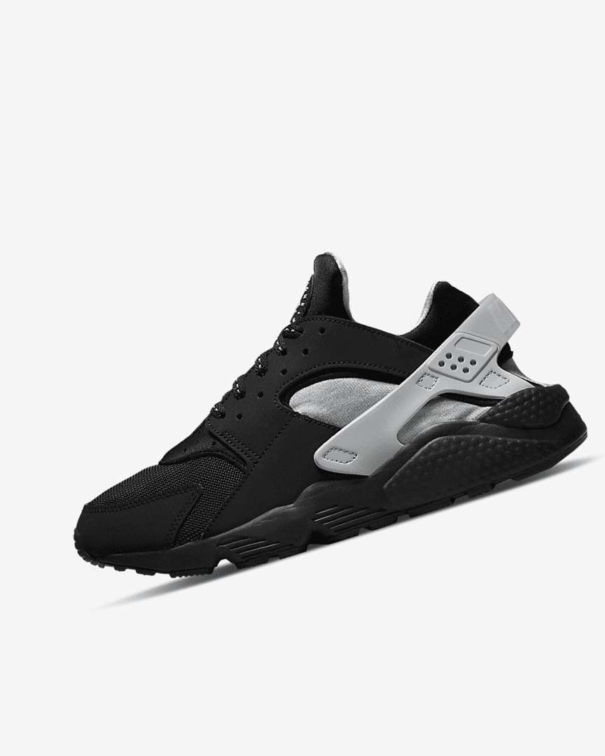 Zapatillas Nike Air Huarache Hombre Negras Metal Plateadas Plateadas Verde | AR4567