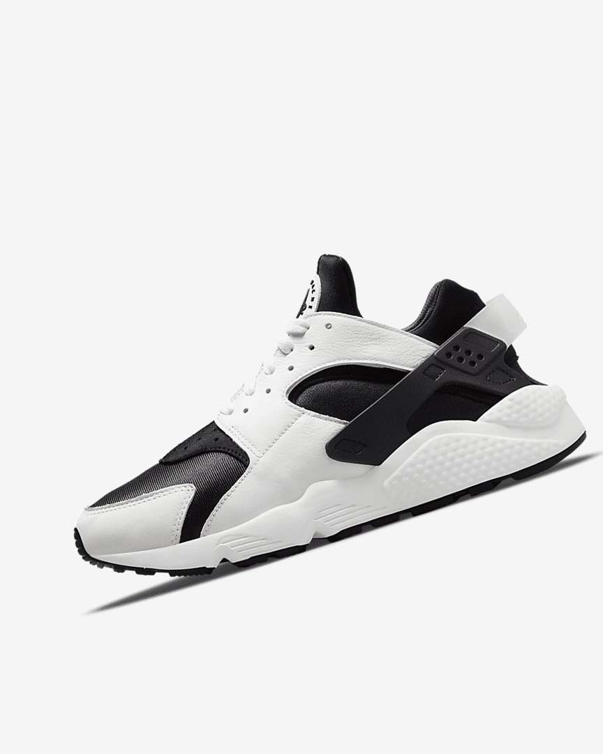 Zapatillas Nike Air Huarache Hombre Negras Negras Blancas | AR4704