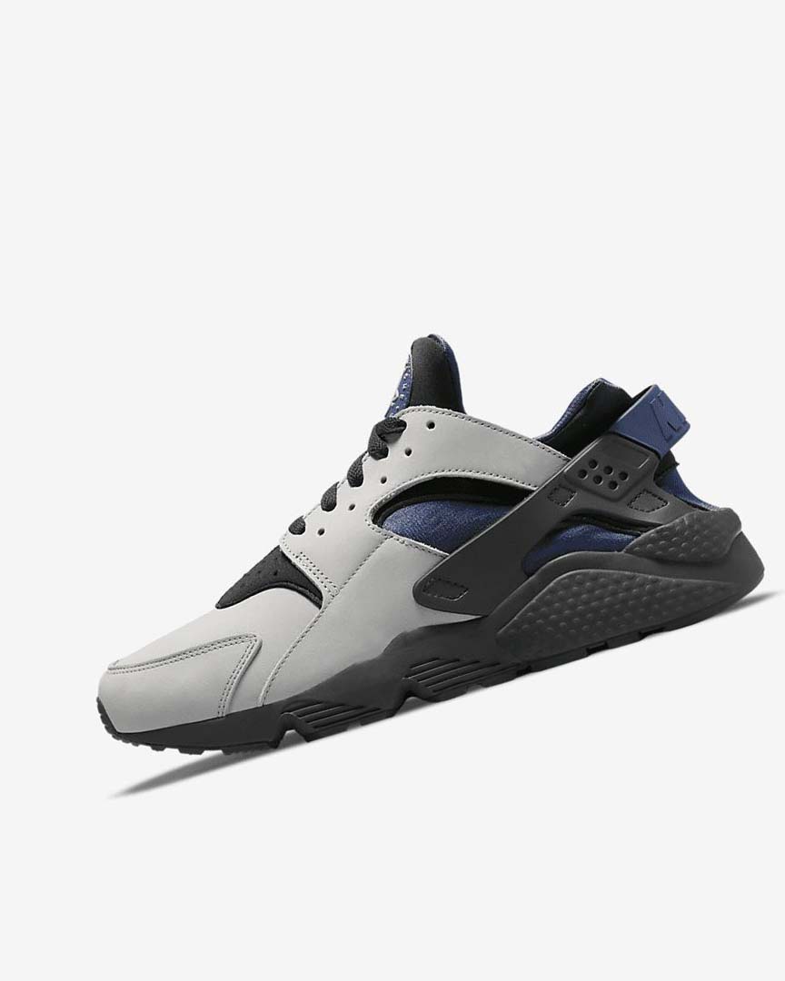 Zapatillas Nike Air Huarache LE Hombre Gris Negras Azul Marino | AR4965