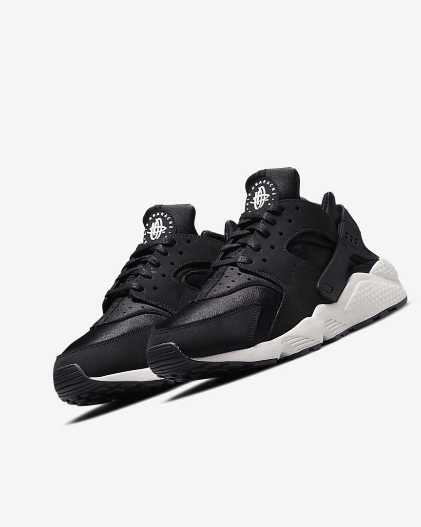 Zapatillas Nike Air Huarache LE Hombre Negras Blancas | AR4749