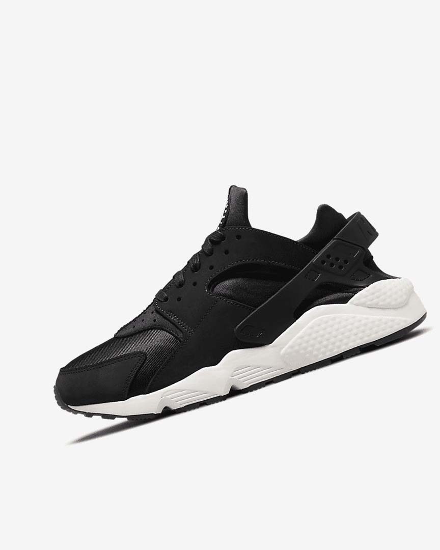 Zapatillas Nike Air Huarache LE Hombre Negras Blancas | AR4749