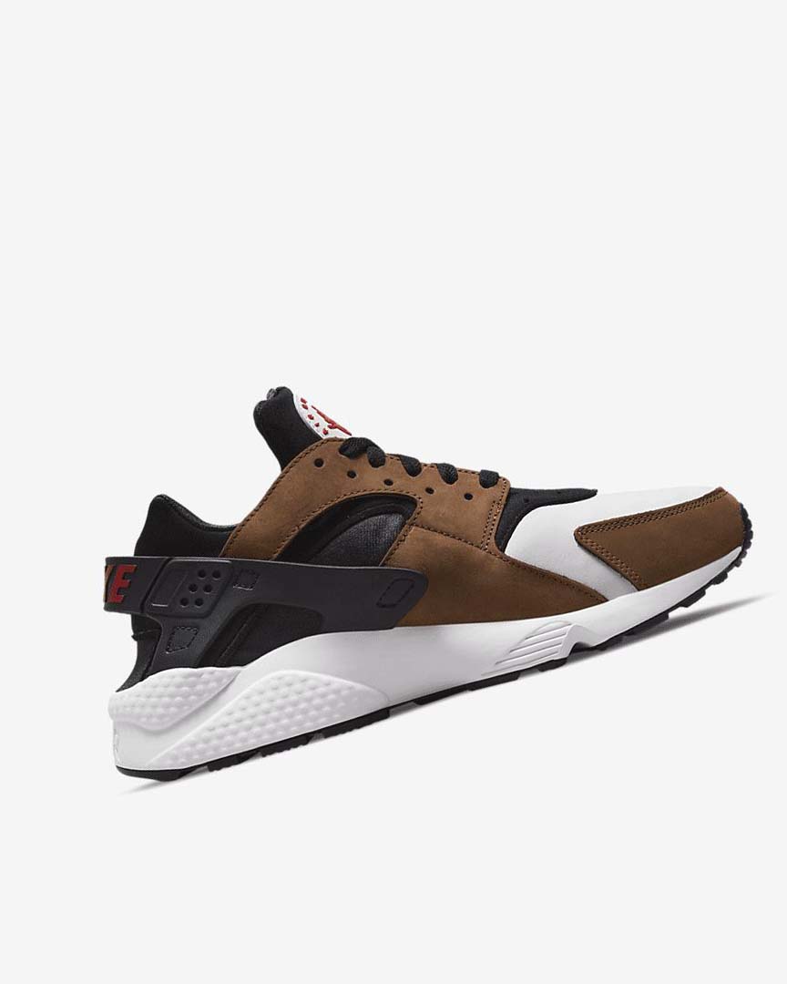 Zapatillas Nike Air Huarache LE Hombre Negras Blancas Rojas | AR5540