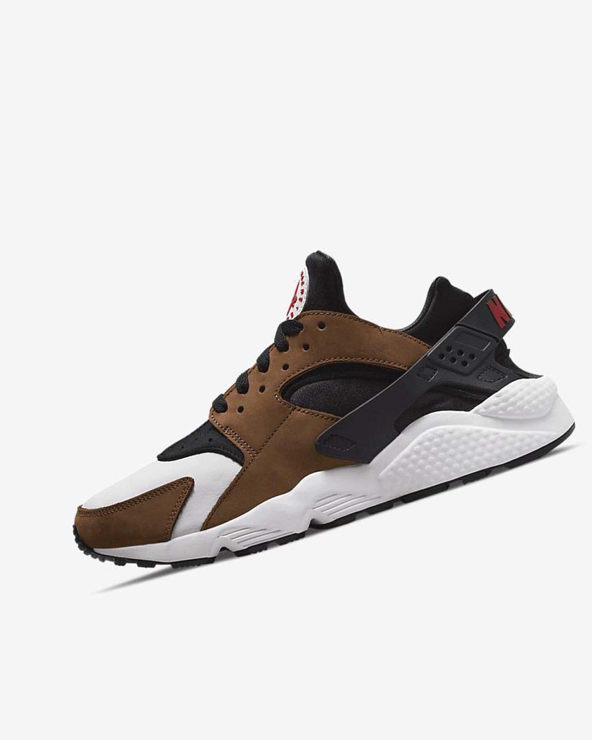 Zapatillas Nike Air Huarache LE Hombre Negras Blancas Rojas | AR5540