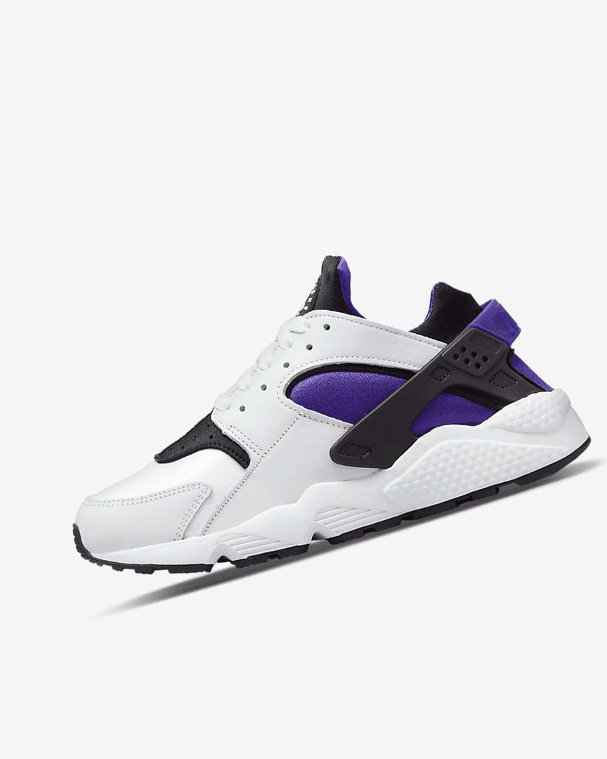 Zapatillas Nike Air Huarache Mujer Blancas Moradas Negras | AR2248