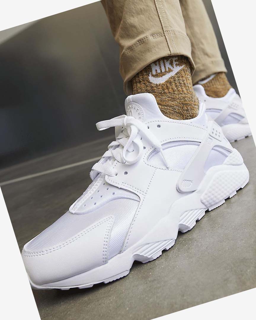 Zapatillas Nike Air Huarache Mujer Blancas Plateadas | AR4625